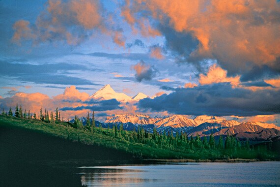 Another day comes to an end in the land of the Midnight Sun.