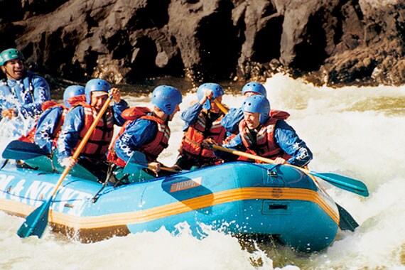 An exhilarating ride on the rolling, Class III whitewater of the Trancura River.