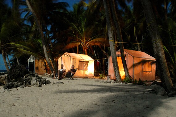 Our spacious safari-style tents on raised wooden platforms offer ample headroom and double or single beds.
