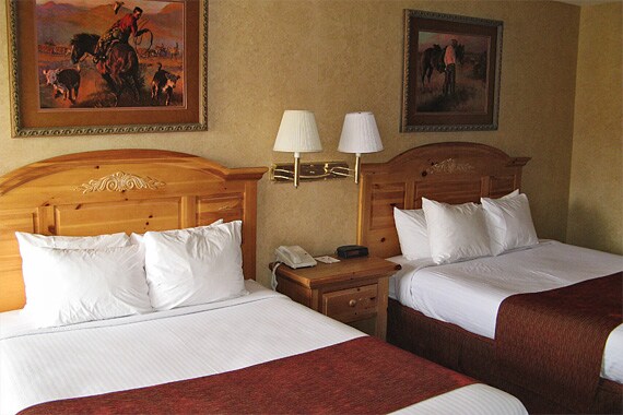 After full days of exploring, we sleep soundly in comfortable hotel rooms.