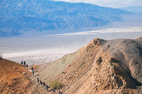 With views of both the highest (Mt. Whitney) and lowest (Badwater) points in the contiguous U.S., Death Valley's dramatic vistas are incomparable.