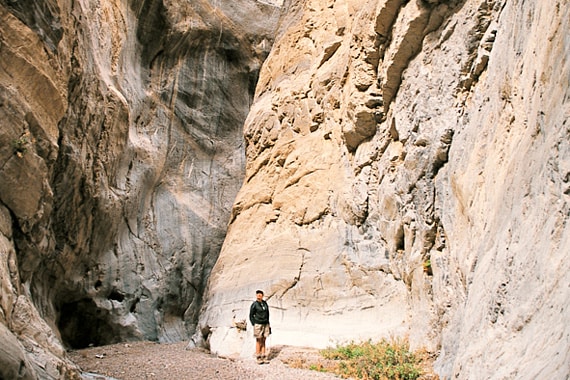 We'll hike through seldom explored slot canyons with soaring walls of limestone and marble.
