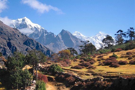 Visit many small villages to the East of Namche Bazaar as we make our way to Thame, an important waypoint on what was once a critical salt-trade route through the high Himalayas.