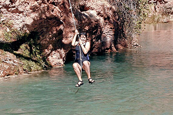 Or, how about a turn on the rope swing!