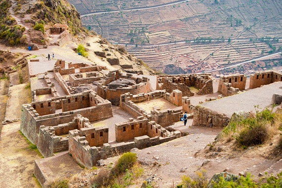 ...and then hit the trail for an uphill hike to the nearby Pisac ruins, one of the most important and well-preserved ruins in the Sacred Valley.