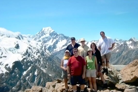 Take a break to soak in a stunning vista in Aoraki/Mt. Cook National Park.