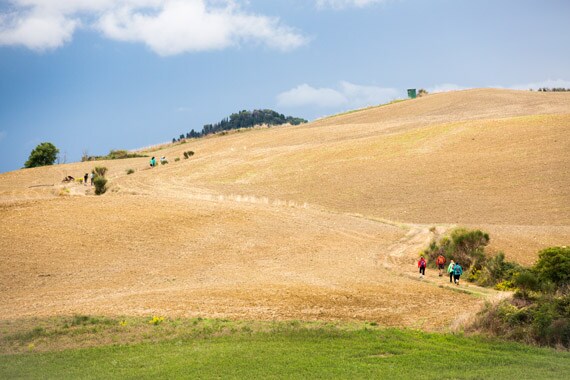 We spend two nights at the Villa Lecchi, an authentic 18th-century Tuscan villa that has been transformed into a family run hotel.