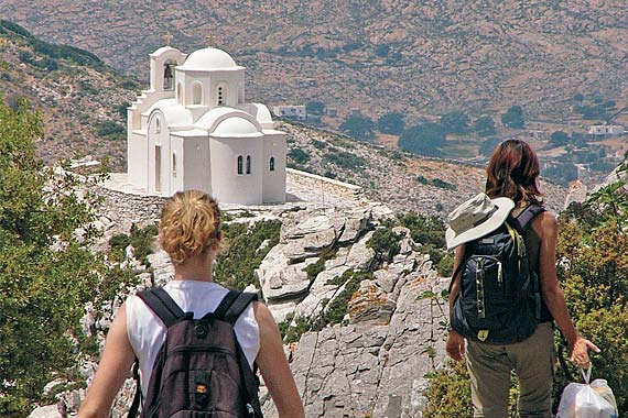 Our hikes wind past monasteries, crumbling ruins, olive groves and terraced farms and head down to the coast.