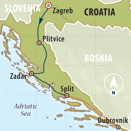 dinaric alps map. + Enlarge Trip Map