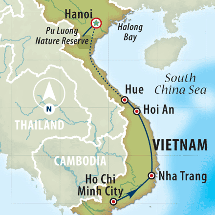 Vietnam Map Ho Chi Minh Trail