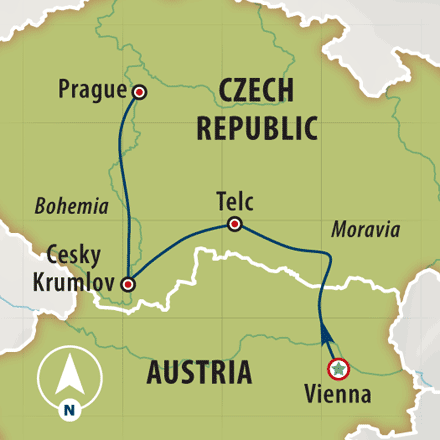 Map Of Europe Prague