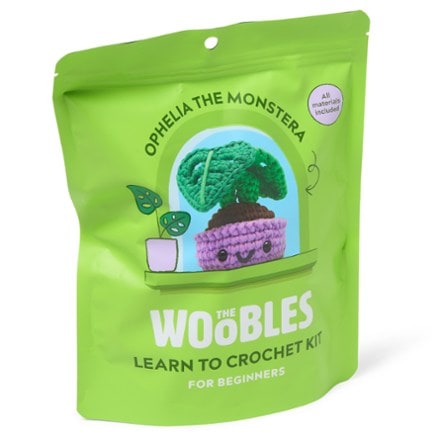 The Woobles Ophelia the Monstera Plant Crochet Kit 1