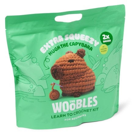 The Woobles Hugh the Capybara Extra Squeezy Crochet Kit 1