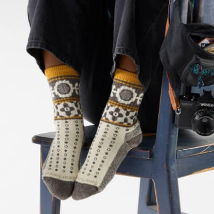 Smartwool Everyday Retro Sunflower Crew Socks - Women's 1