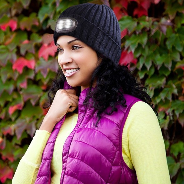Location Image for Rechargeable LED Beanie