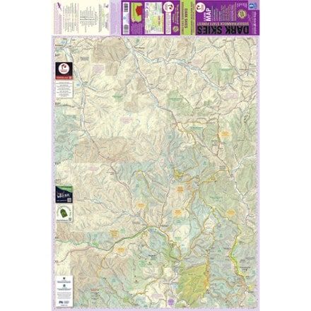 Purple Lizard Maps Dark Skies / Susquehannock State Forest Lizard Map 4