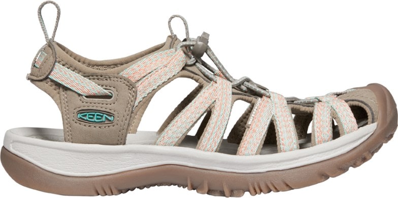 Side view (Taupe/Coral)