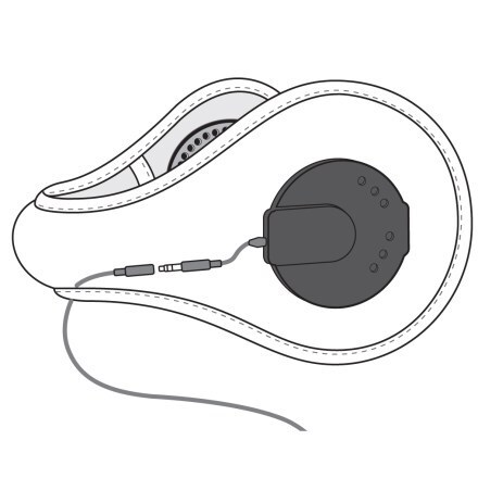 Earphones built in