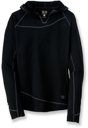 Mountain hardwear butter hooded topper shirt