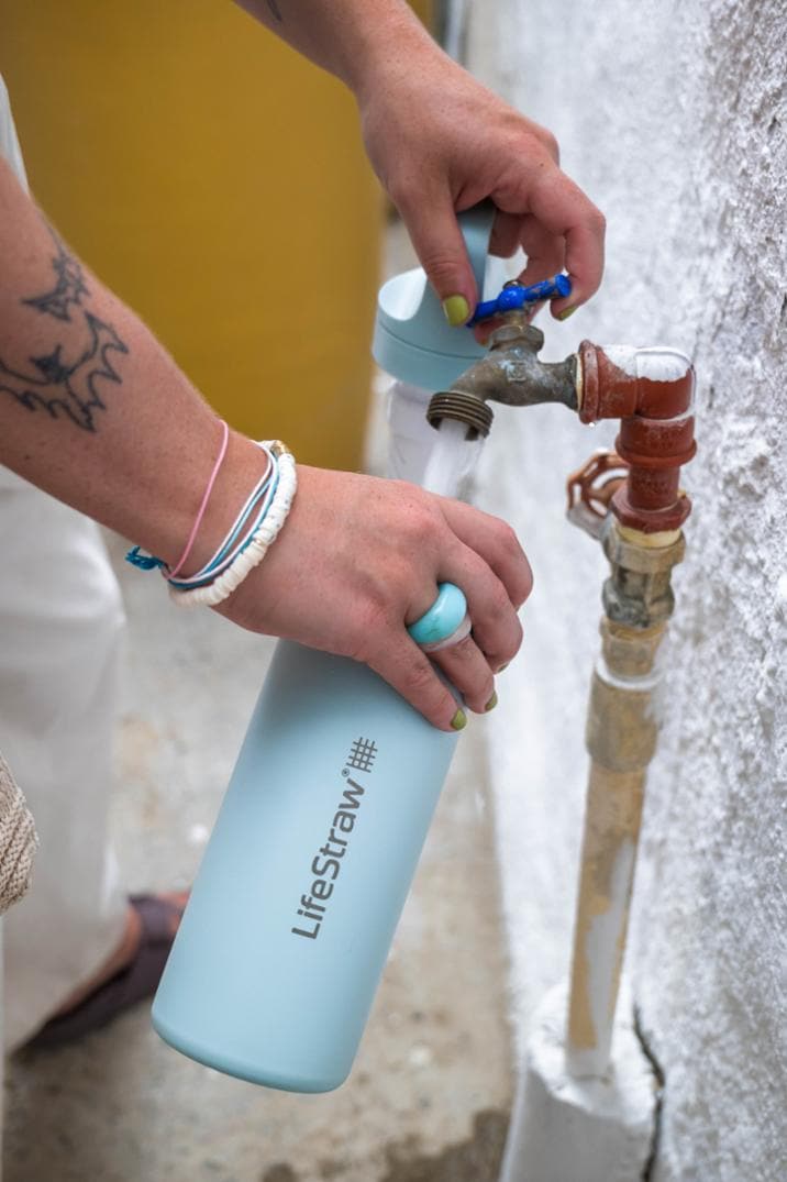 Location Image for Go Series Insulated Stainless-Steel Water Filter Bottle - 18 fl. oz.