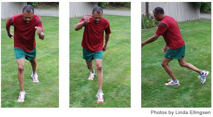Backward running