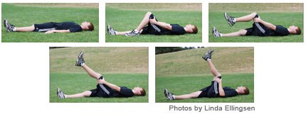 Hamstring stretch