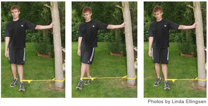 Knee/illiotibial band stretch