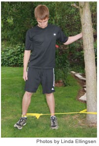 Knee/illiotibial band stretch