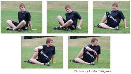 Hip/lower-back stretch
