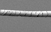 Magnified wool fiber