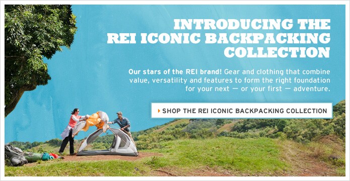 Introducing the REI Iconic Backpacking Collection: Our stars of the REI brand! Shop the REI Iconic Backpacking Collection