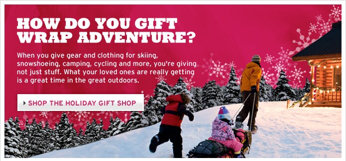 How Do You Gift Wrap Adventure? Shop the Holiday Gift Shop