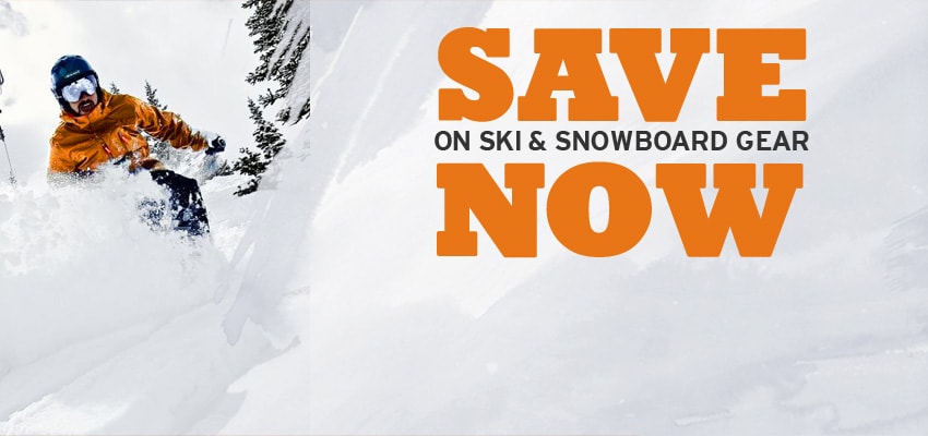Save on Ski & Snowboard Gear Now