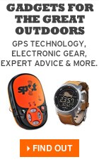 Gadgets For The Great Outdoors:  GPS technology, electronic gear, expert advice & more.  Find out