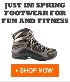 Just in! Spring footwear for fun and fitness. Shop now