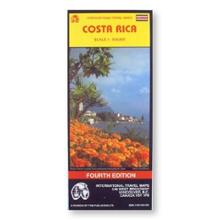  Costa Rica International Travel Map - 4th Edition