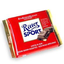 Ritter Sport Chocolates - Milk Chocolate & Rum Raisin