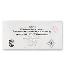 Potomac Appalachian Trail Club Map 1 - Appalachian Trail Susquhanna River to PA Route 94