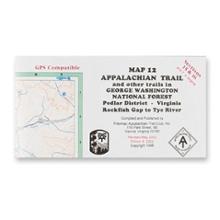 Potomac Appalachian Trail Club Map 12 - Appalachian Trail and George Washington National Forest