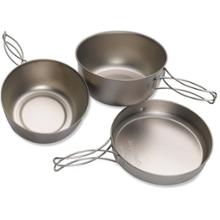 Snow Peak Titanium 3-Piece Cookset