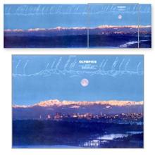  Moonset on the Olympics