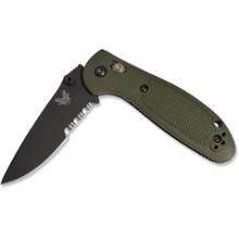 Benchmade 556 Mini-Griptilian Serrated Locking Knife - Olive