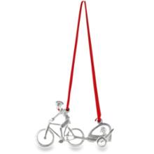 Creatively Yours Bike With Trailer Pewter Ornament