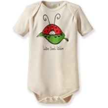 Little Green Star Lady Bug Onesie - Infants'