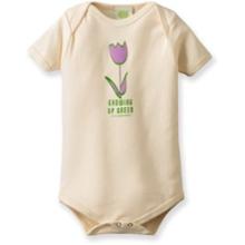 Little Green Star Flower Onesie - Infants'