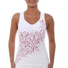 Danskin Placed Print Shell Tank Top - Women's
