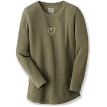 Life is good Good Vibes Heart Thermal T-Shirt - Women's