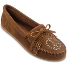 Minnetonka Kilty Moc with Peace Sign Shoes - Women's