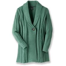 Nomadic Traders Long Cable Cardigan Sweater - Women's - '08 Closeout