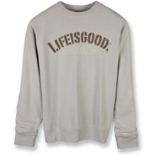 Life is good Old School Sueded Crew - Men\'s - 2010 Closeout